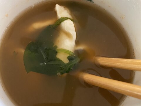 海老の茹で汁で簡単美味しいスープ
